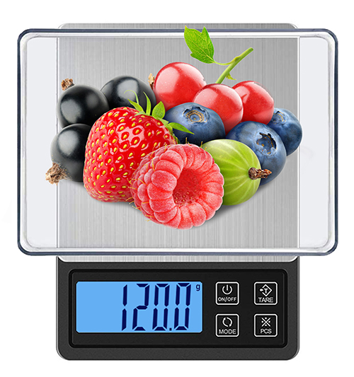 Food Scale 22lb/10kg, Kitchen Digital Scale USB Rechargeable with