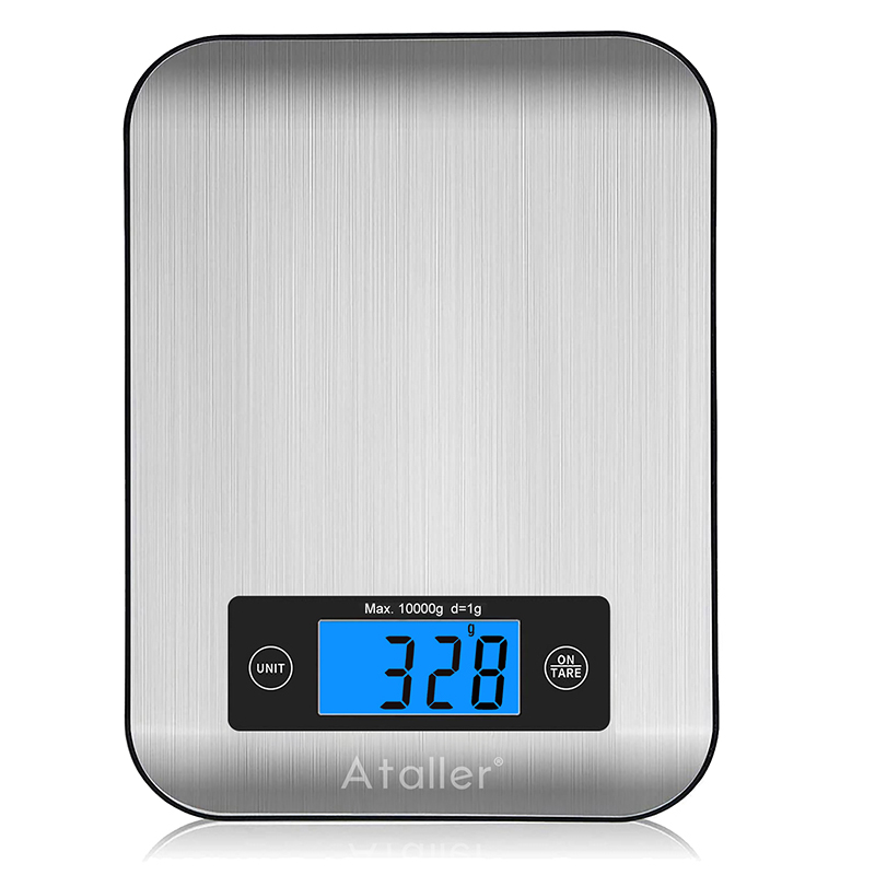 Ataller Digital Kitchen Scale 5KG Nutrition Scale Smart Food Calories  Protein Carbohydrate Grams Ounces For Baking Cooking